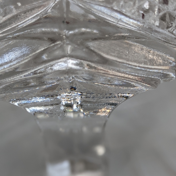 Imperial Glass Crystal bowl EUC Vintage footed candy dish - Picture 5 of 12
